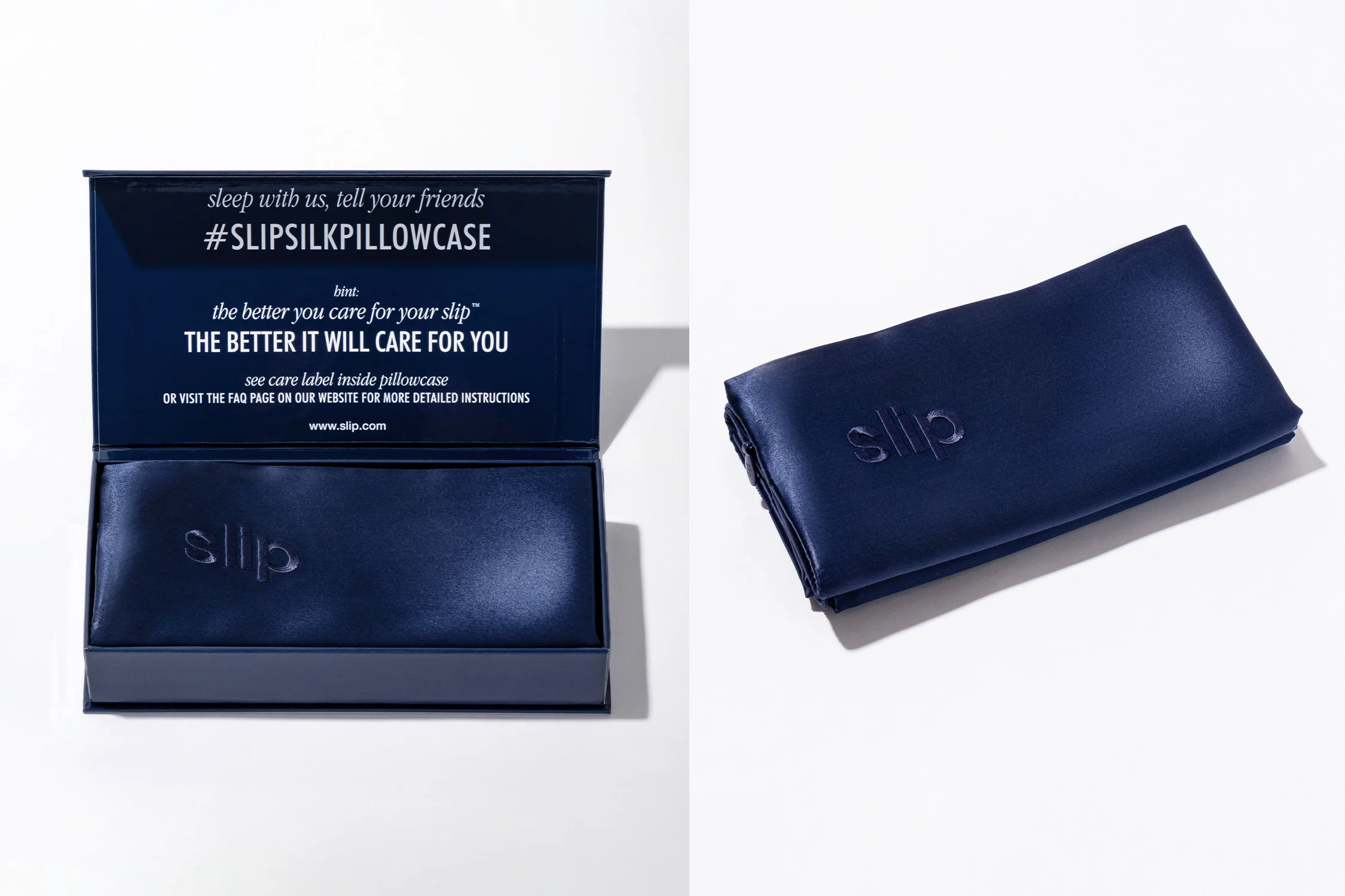 Navy King Zippered Pillowcase - Image 4